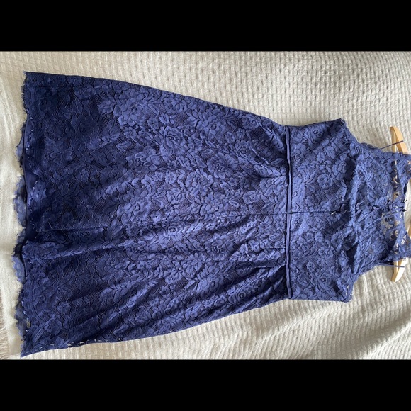 BHLD Sloan Lace Dress Sapphire Blue NWOT - Picture 10 of 11